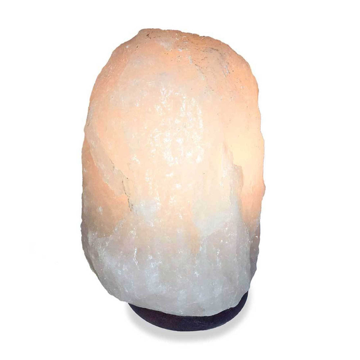 12v 12w 2-3kg Himalayan White Salt Lamp Crystal Rock Natural Shape Unique Lamps - by Stevie Buoy