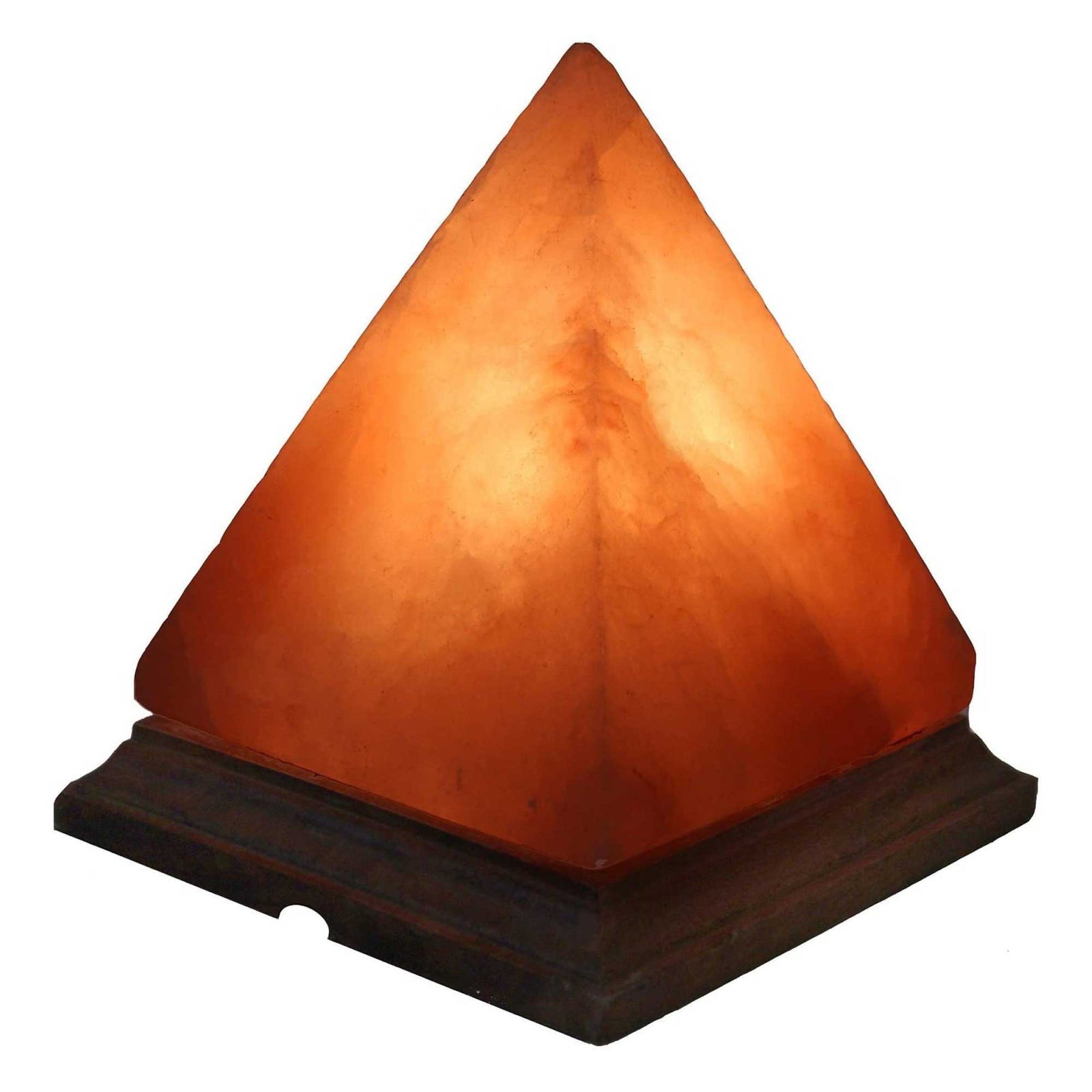 12v 12w Pyramid Himalayan Pink Salt Lamp Carved Rock Crystal Light Bulb On/off - by Stevie Buoy