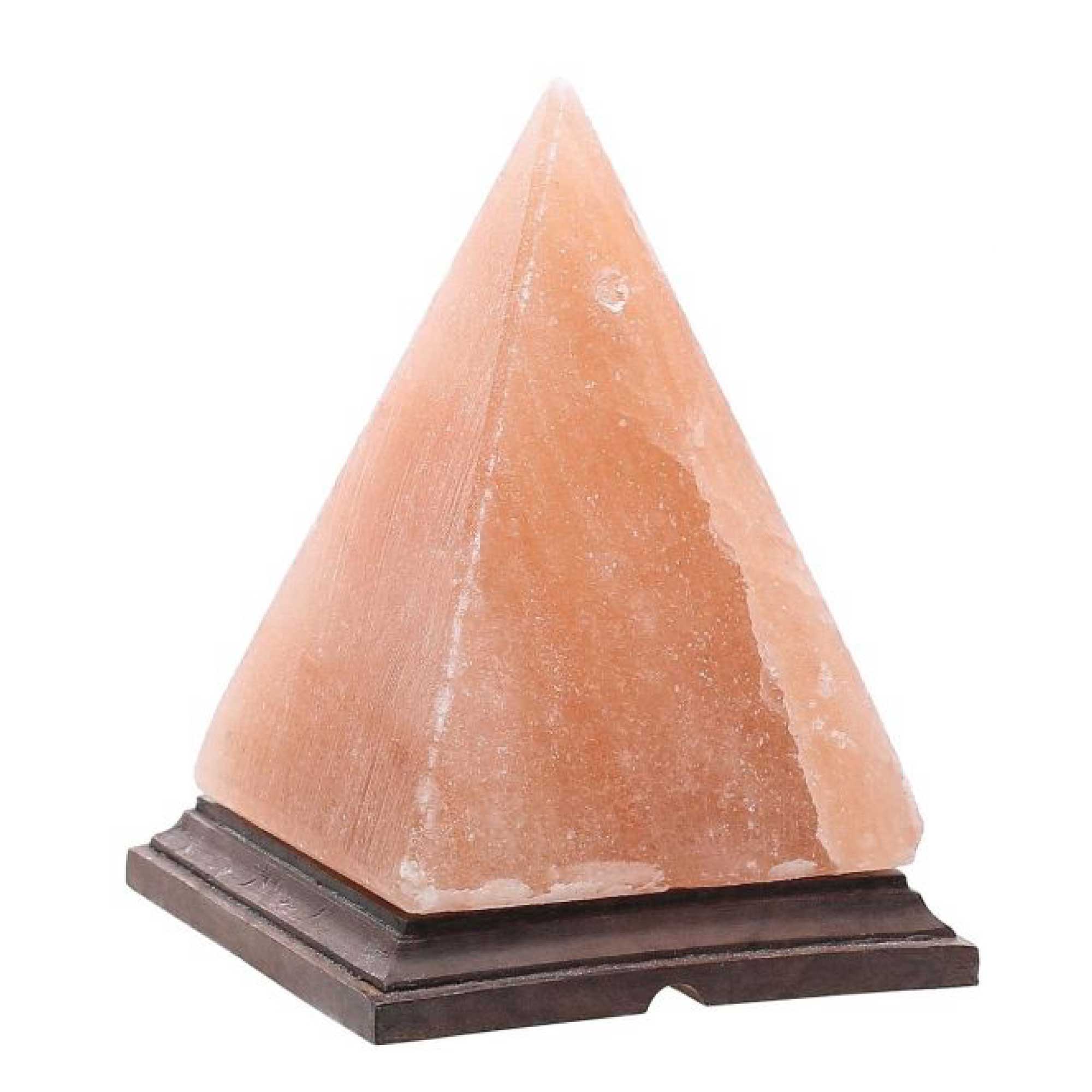 12v 12w Pyramid Himalayan Pink Salt Lamp Carved Rock Crystal Light Bulb On/off - by Stevie Buoy