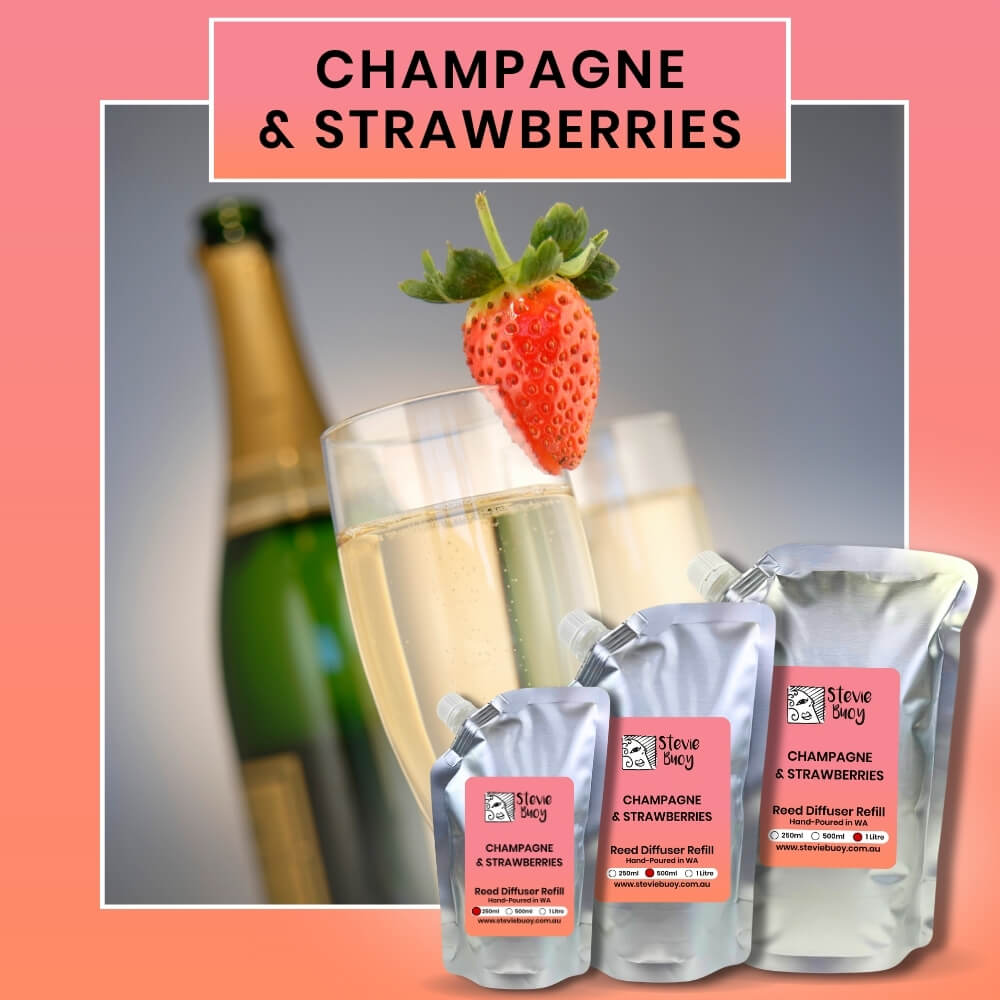 Champagne & Strawberries Reed Diffuser Refill