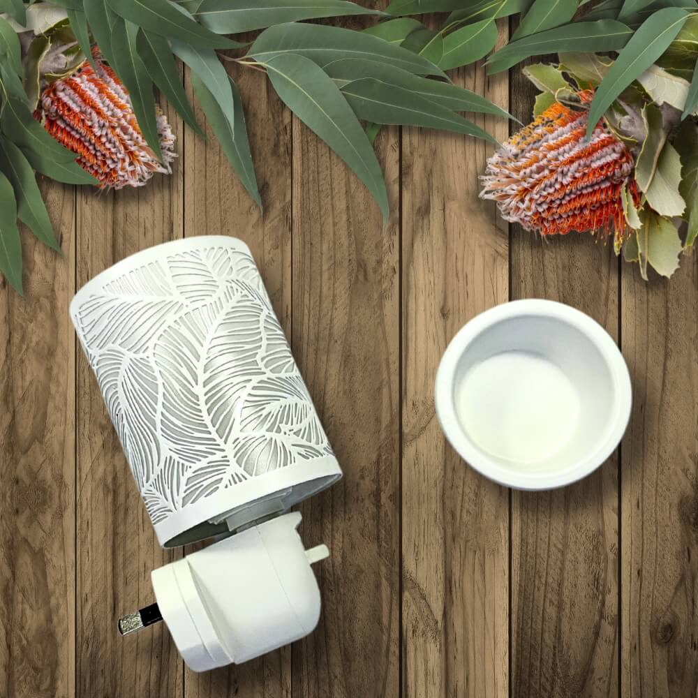 Foliage Plug in Wax Warmer - White - by Stevie Buoy