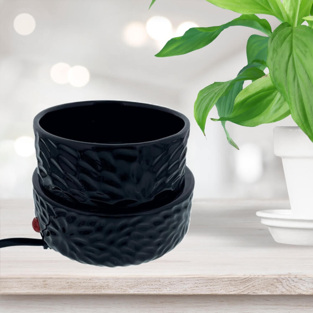 Gloss Black Heat Pad Wax Warmer - by Stevie Buoy