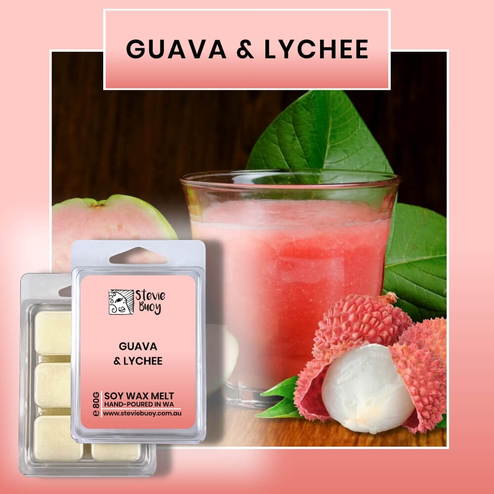 Guava &amp; Lychee Clamshell Wax Melts