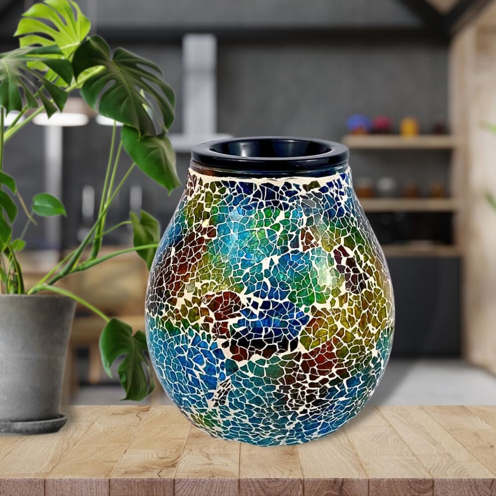 Kaleidoscope Glass Wax Warmer - by Stevie Buoy