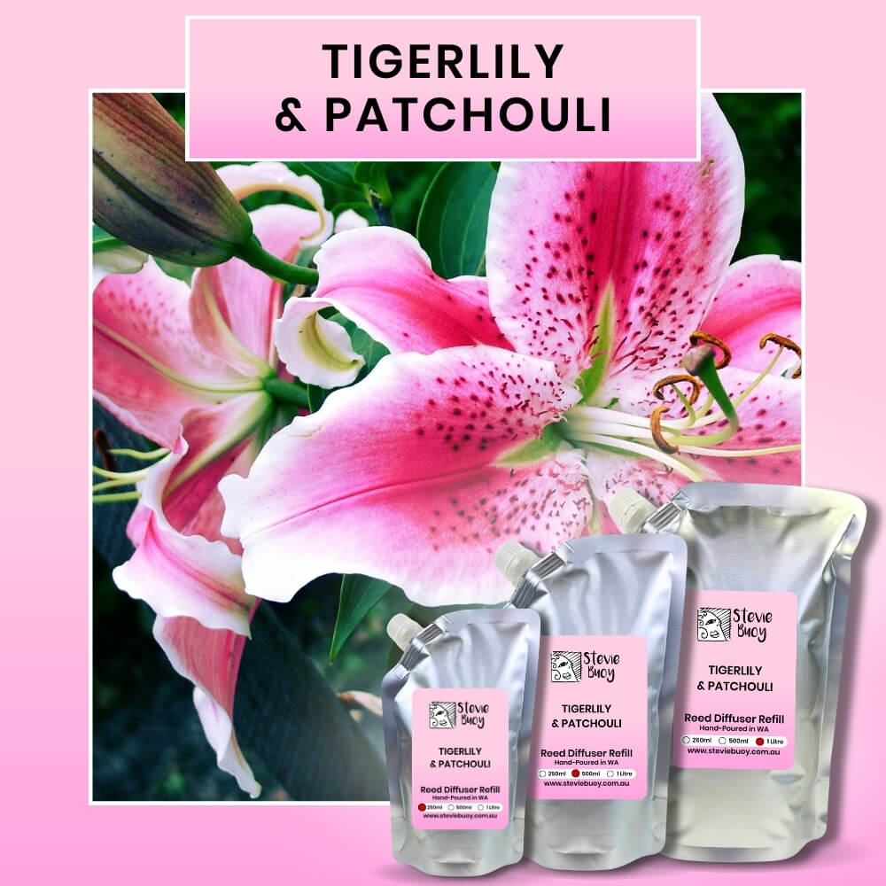 Tigerlily &amp; Patchouli Reed Diffuser Refill