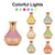 Essential Oil Aroma Diffuser and Remote - 500ml Vase Tulip Wood Mist Humidifier