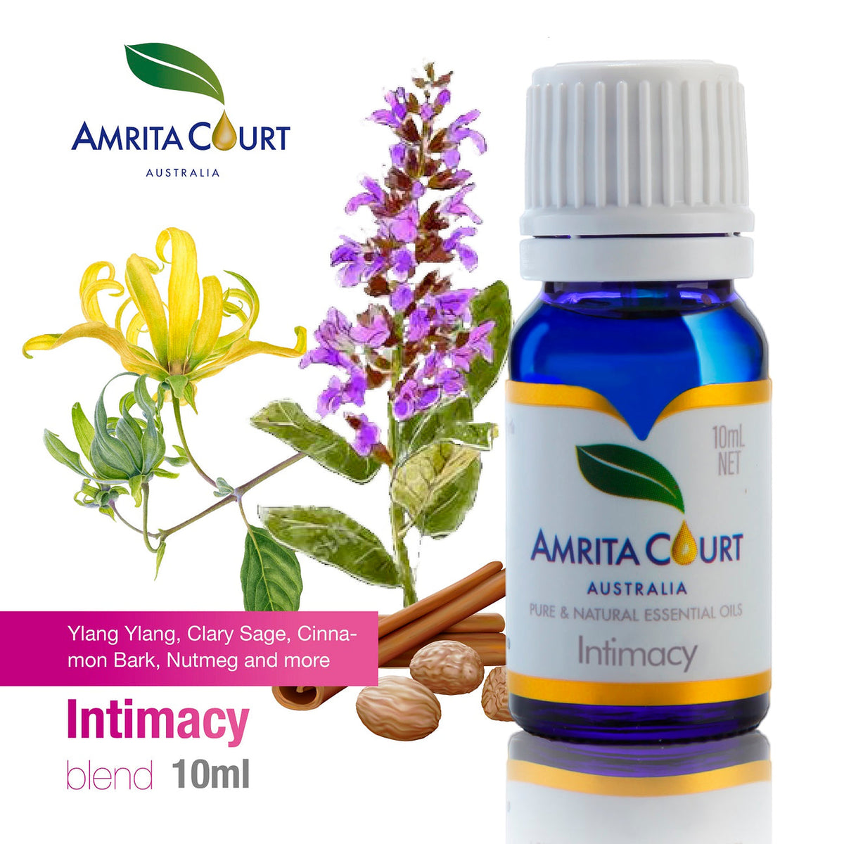 Amrita Court Pure and Essential Oils Intimacy 10ml