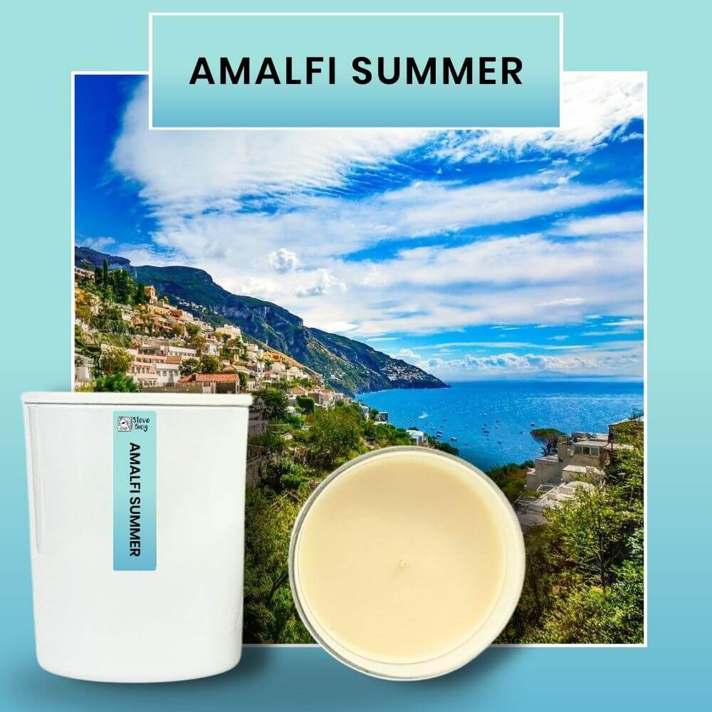 Amalfi Summer Scented Cocosoy Candles - Large by Stevie Buoy