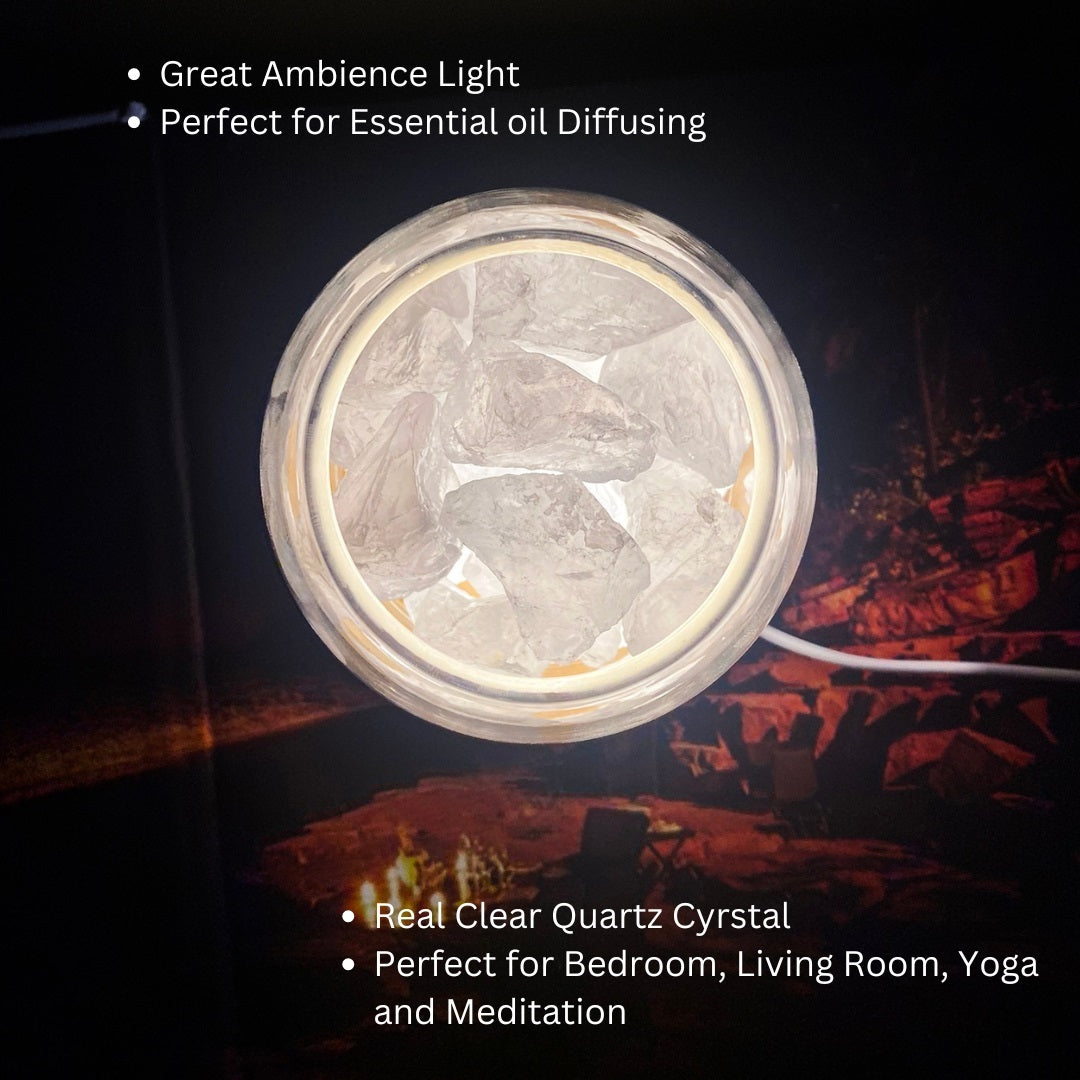 Aurora Crystal Diffuser - Clear Quartz - by Stevie Buoy