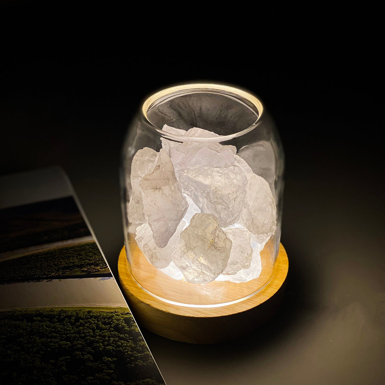 Aurora Crystal Diffuser - Clear Quartz - by Stevie Buoy