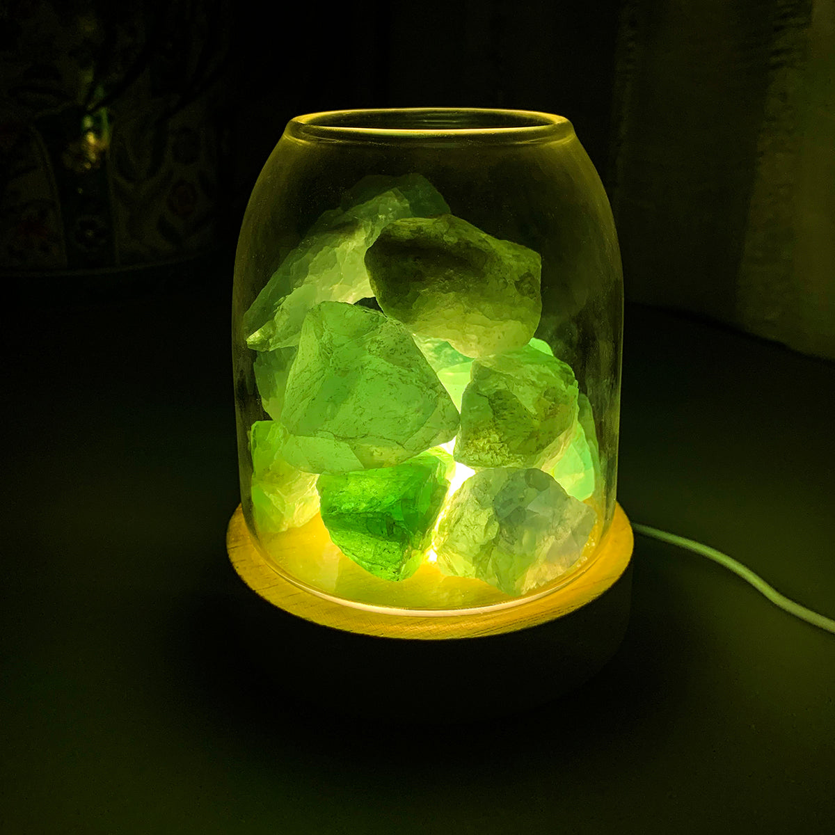 Aurora Crystal Diffuser - Green Calcite - by Stevie Buoy