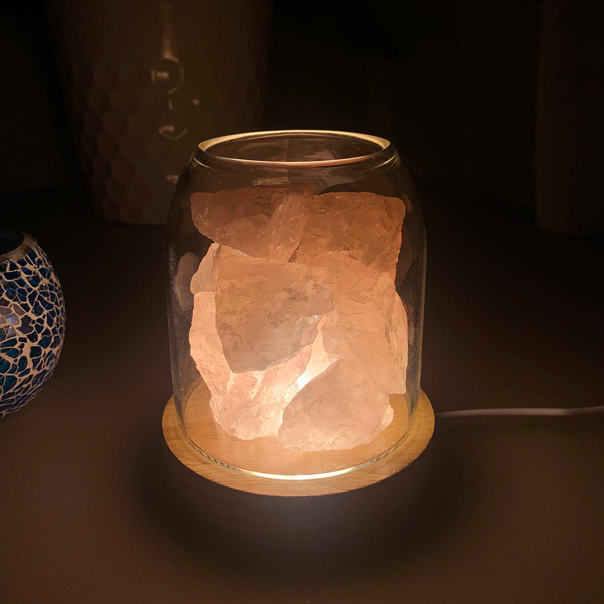 Aurora Crystal Diffuser - Rose Quartz - by Stevie Buoy