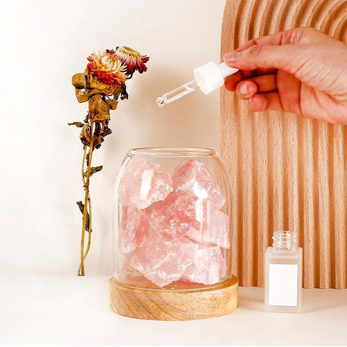 Aurora Crystal Diffuser - Rose Quartz - by Stevie Buoy