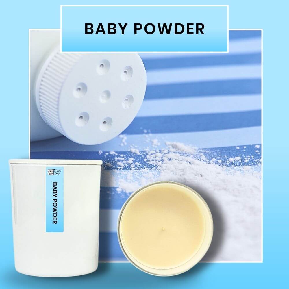 Baby Powder Scented Cocosoy Candles - Medium by Stevie Buoy ?? Shop now!!