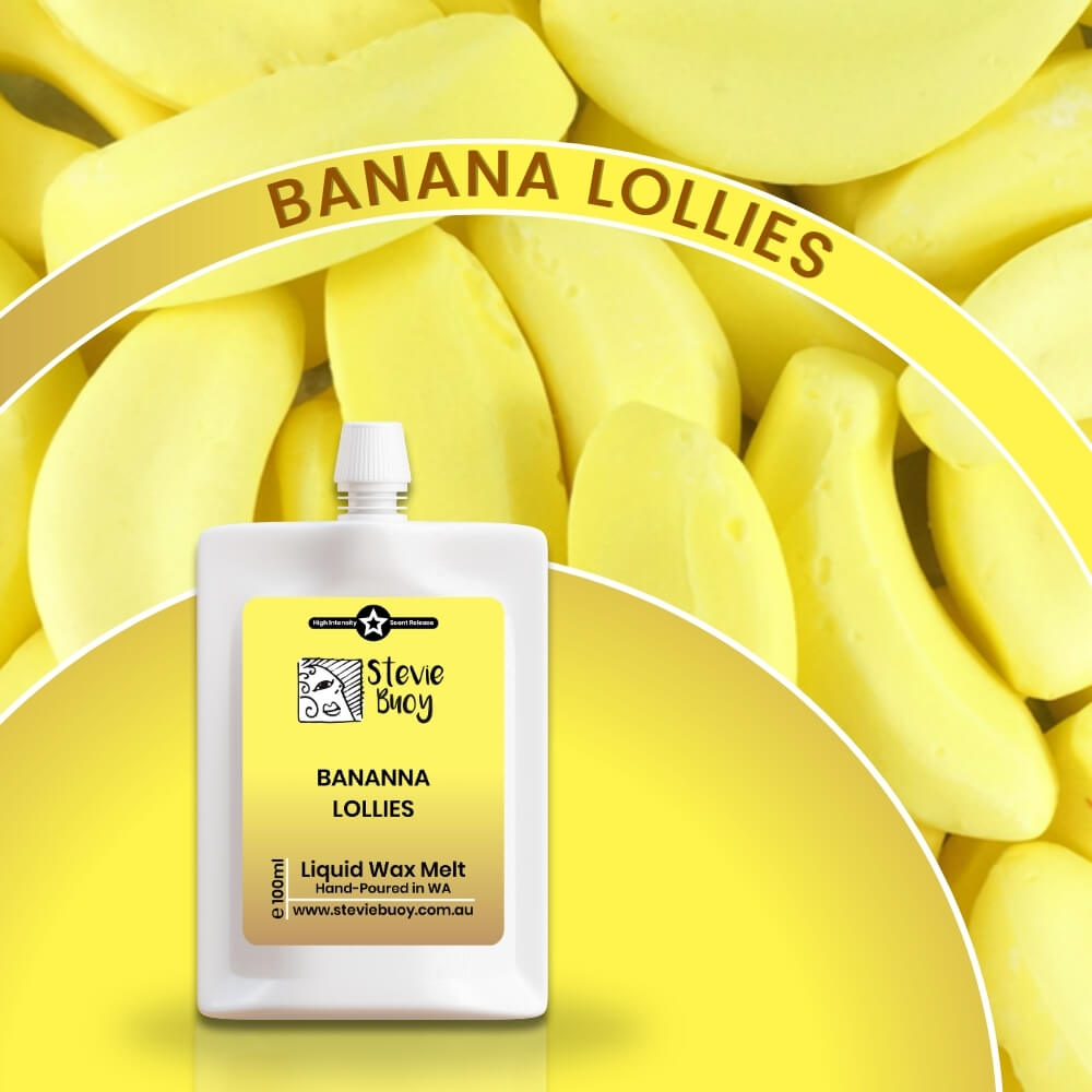 Banana Lollies Liquid Wax Melts - by Stevie Buoy