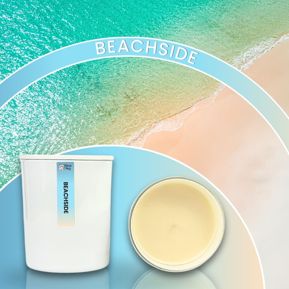 Beachside Scented Cocosoy Candles - Large by Stevie Buoy