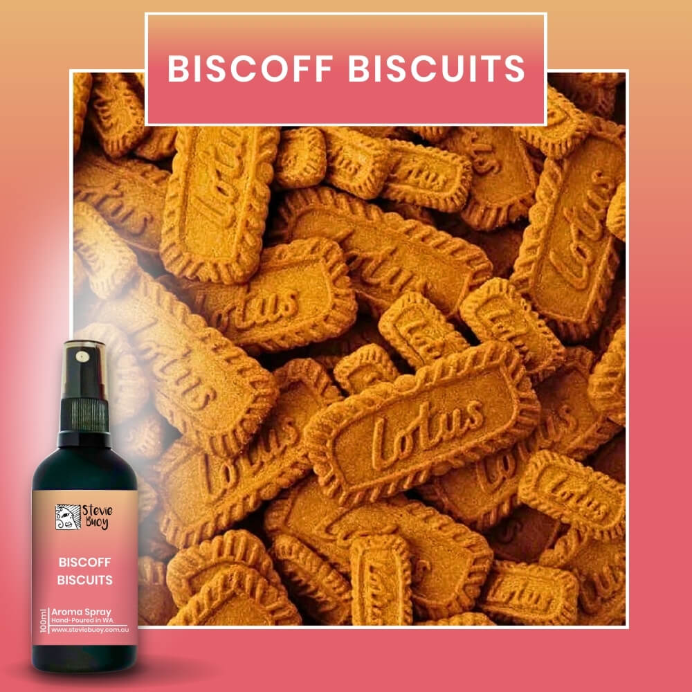 Biscoff Biscuits Aroma Spray - 100ml by Stevie Buoy