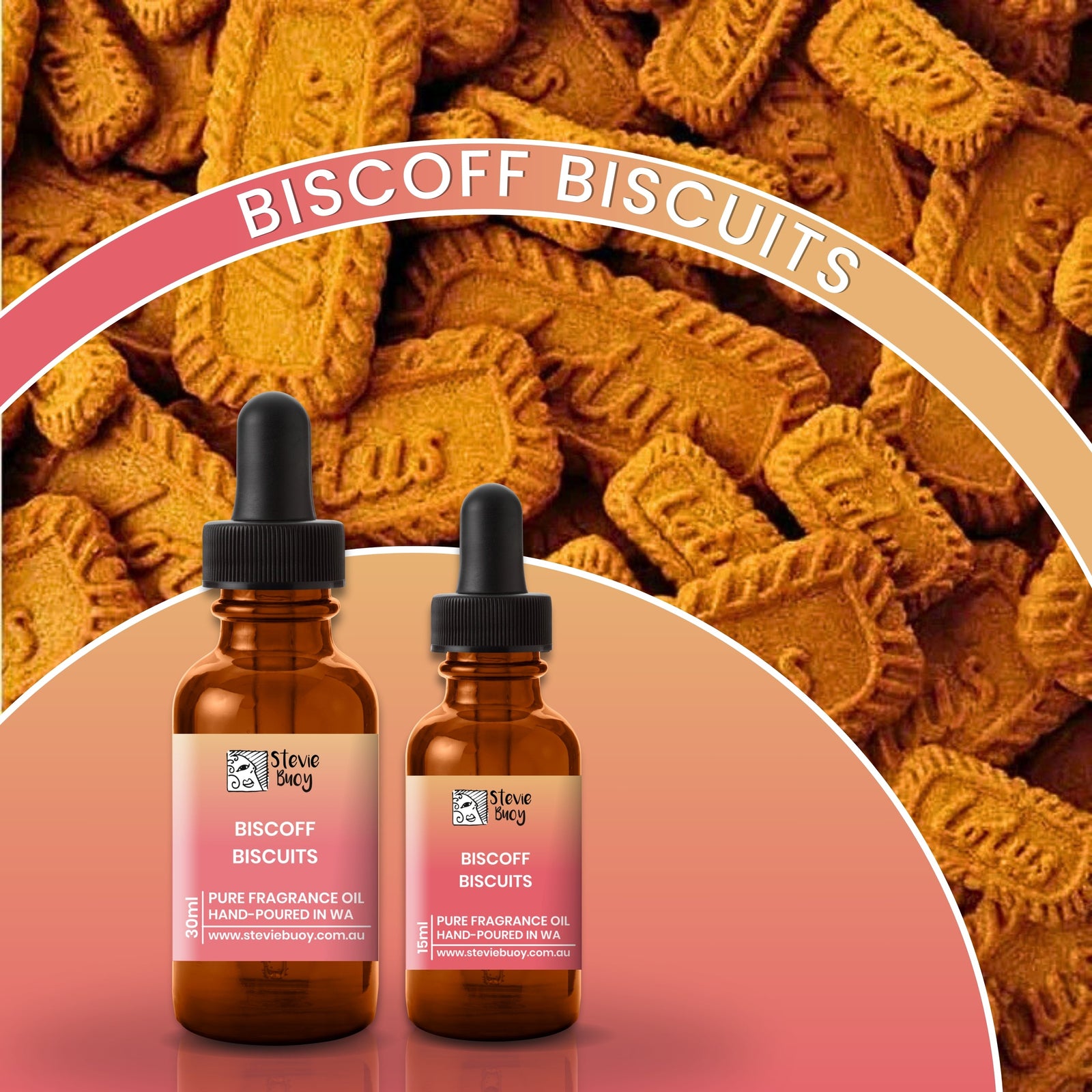 Biscoff Biscuits Fragrance Oil for Aroma Diffusers - by Stevie Buoy