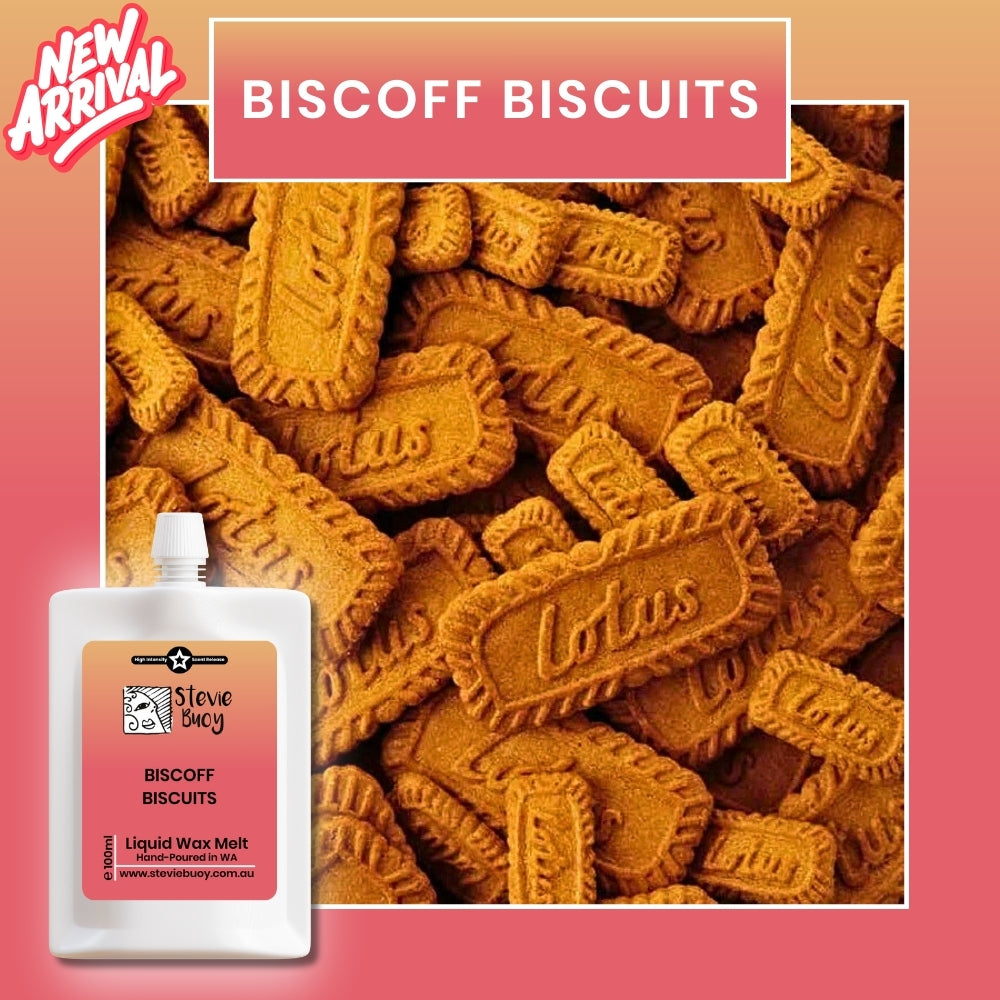 Biscoff Biscuits Liquid Wax Melts - by Stevie Buoy