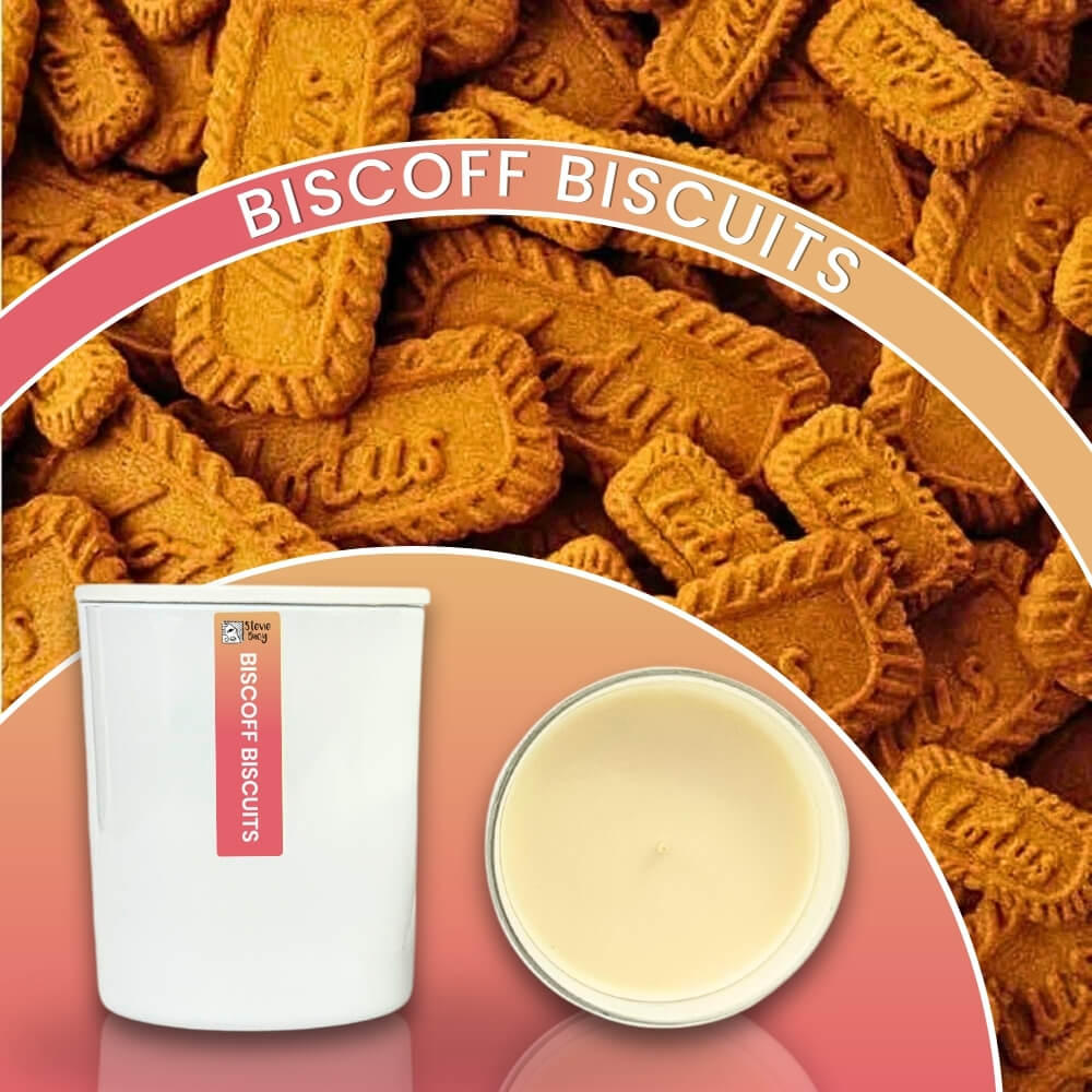 Biscoff Biscuits Scented Cocosoy Candles - Large by Stevie Buoy