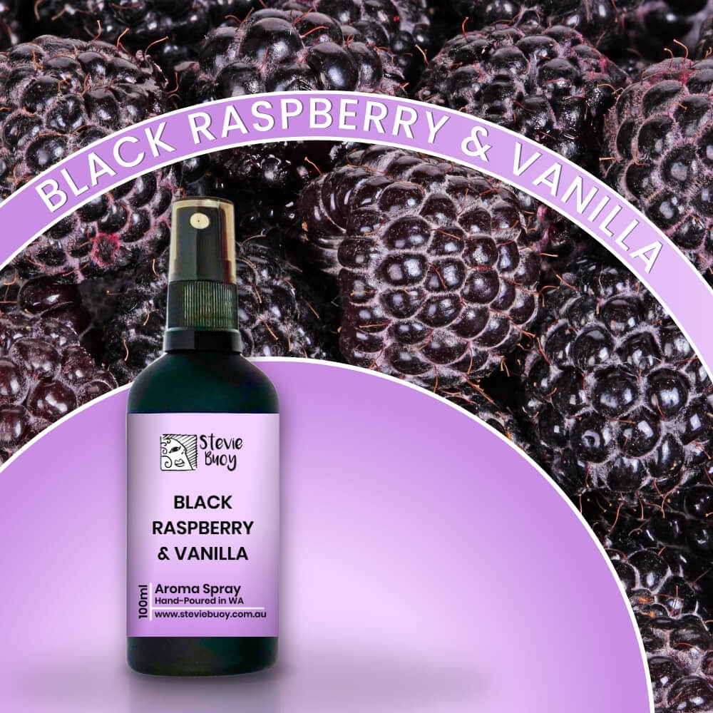 Black Raspberry &amp; Vanilla Aroma Spray - 100ml by Stevie Buoy