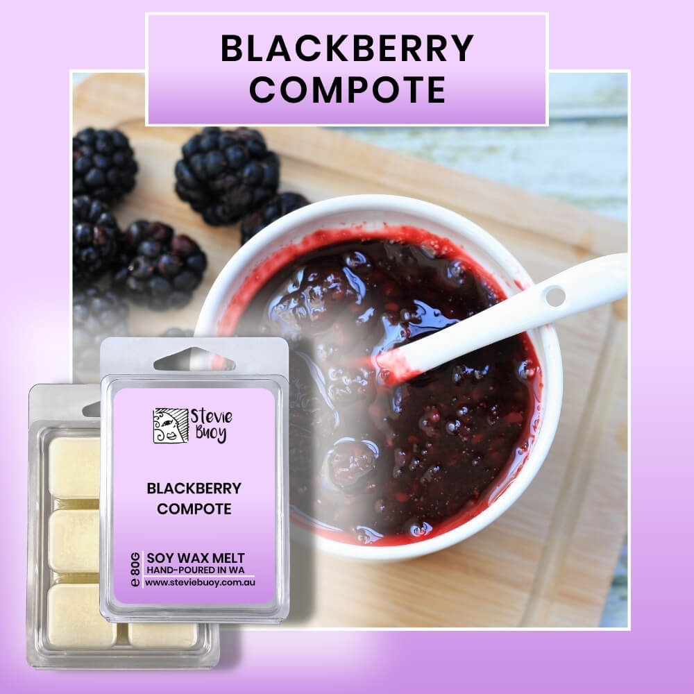 Blackberry Compote Clamshell Wax Melts - by Stevie Buoy