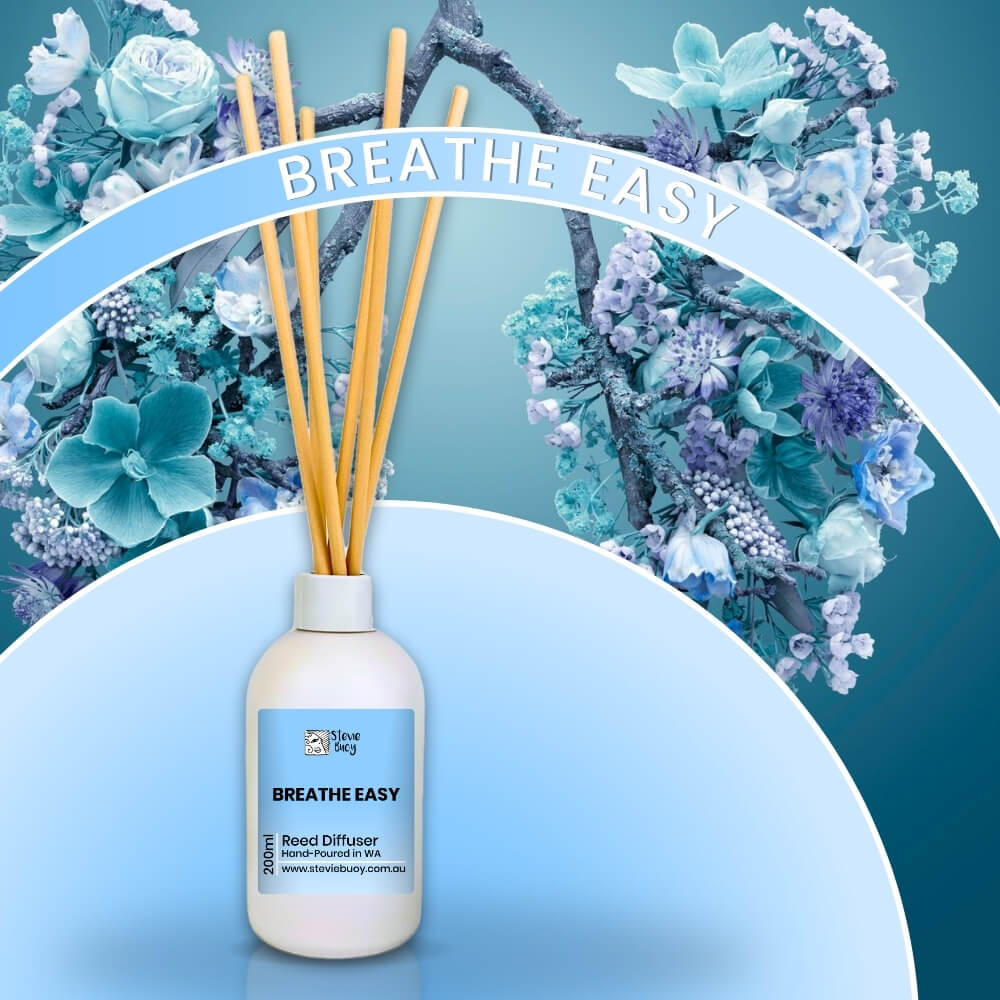 Breathe Easy Reed Diffuser - 200ml by Stevie Buoy