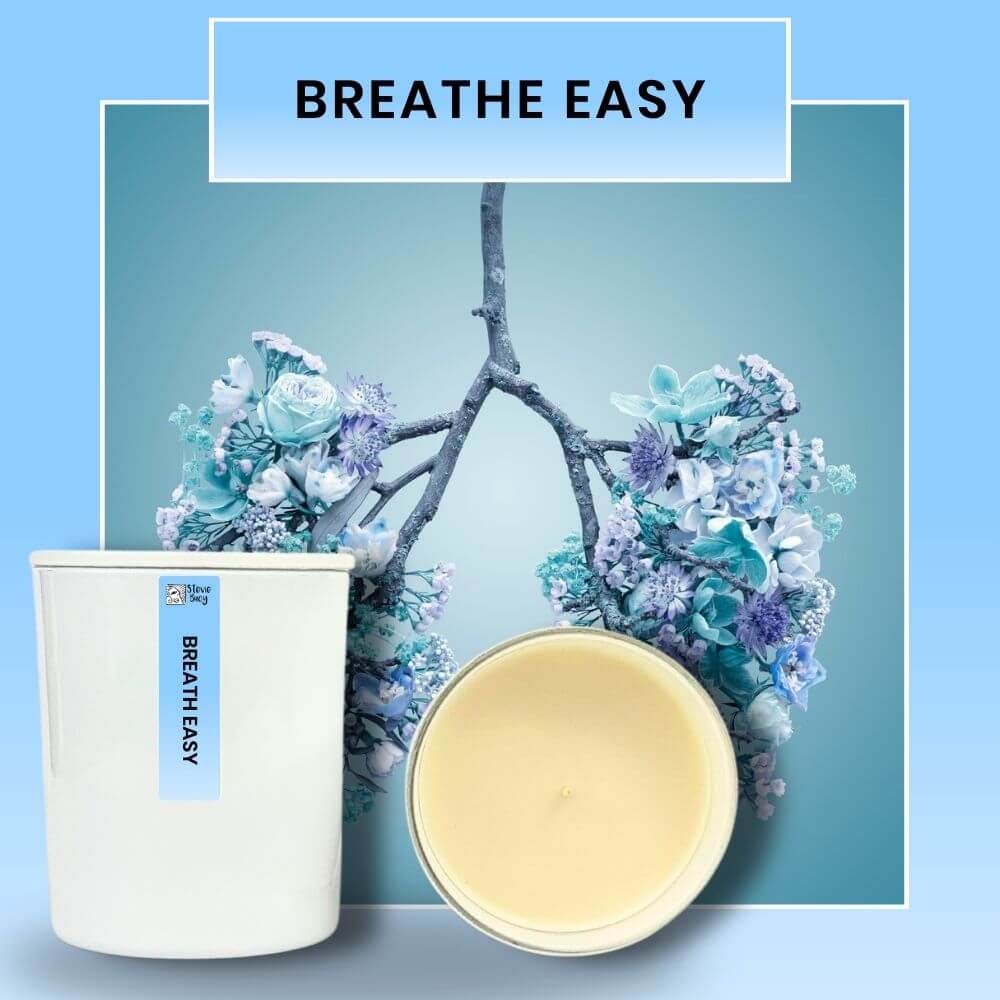 Breathe Easy Scented Cocosoy Candles - Large by Stevie Buoy