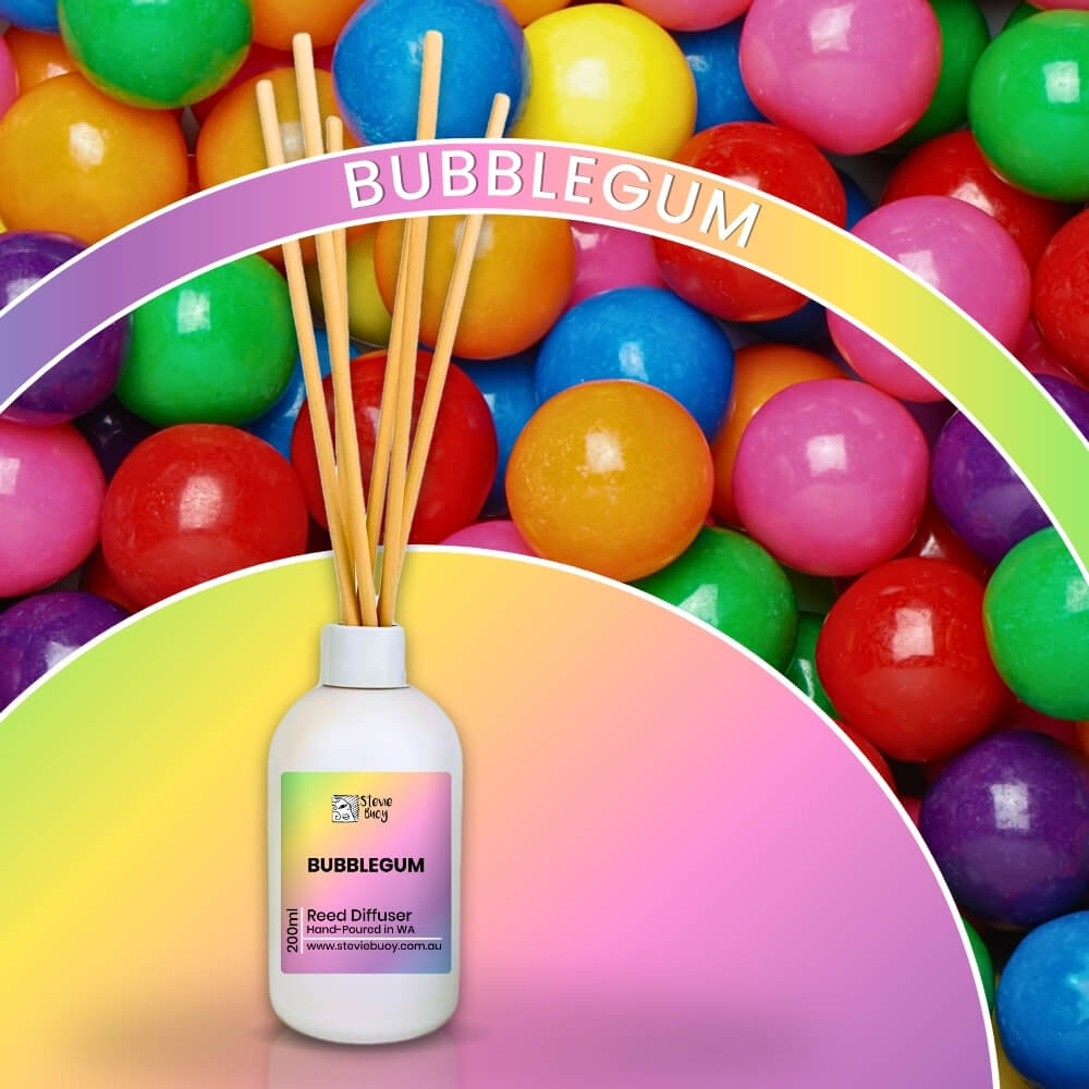 Bubblegum Reed Diffuser - 200ml by Stevie Buoy