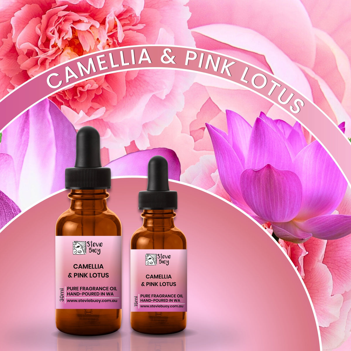 Camellia &amp; Pink Lotus Fragrance Oil for Aroma Diffusers - by Stevie Buoy