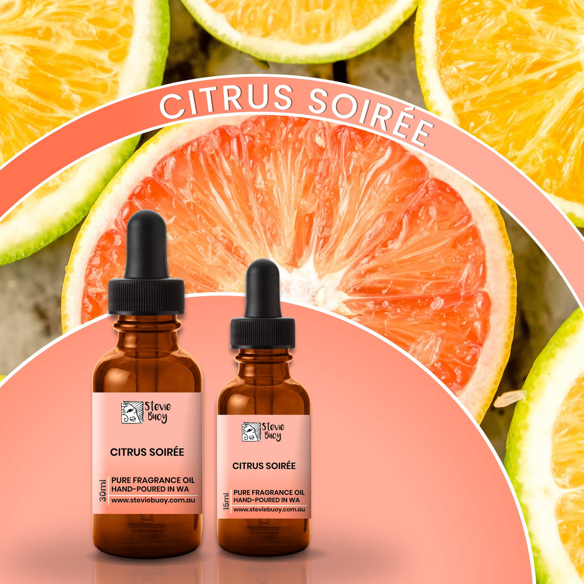 Citrus Soirée Fragrance Oil for Aroma Diffusers - by Stevie Buoy