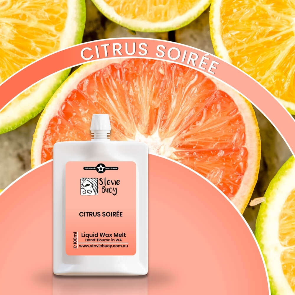 Citrus Soirée Liquid Wax Melts - by Stevie Buoy