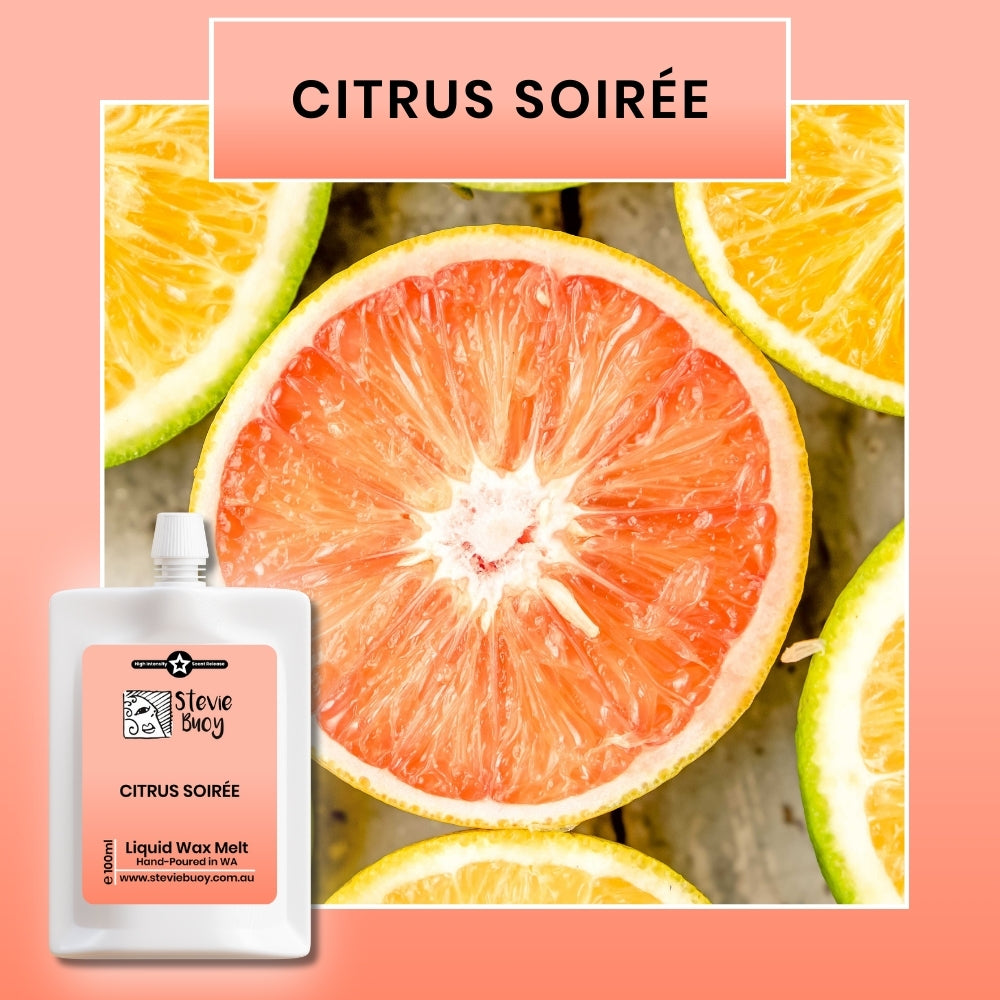 Citrus Soirée Liquid Wax Melts - by Stevie Buoy