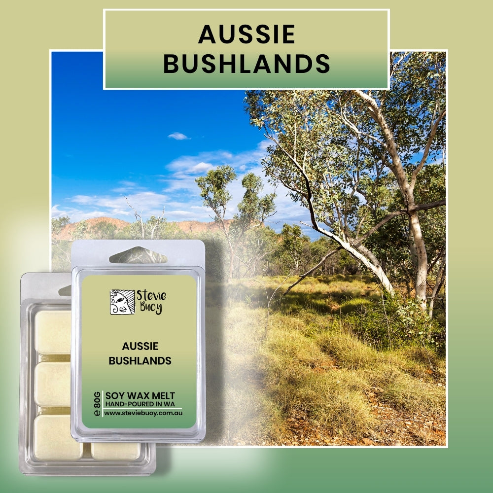 Clamshell Wax Melts - Aussie Bushlands by Stevie Buoy ?? Shop now!!