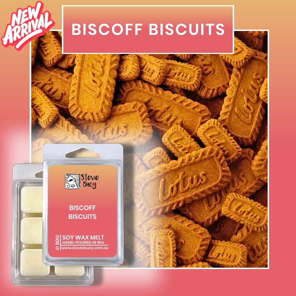 Clamshell Wax Melts - Biscoff Biscuits by Stevie Buoy ?? Shop now!!