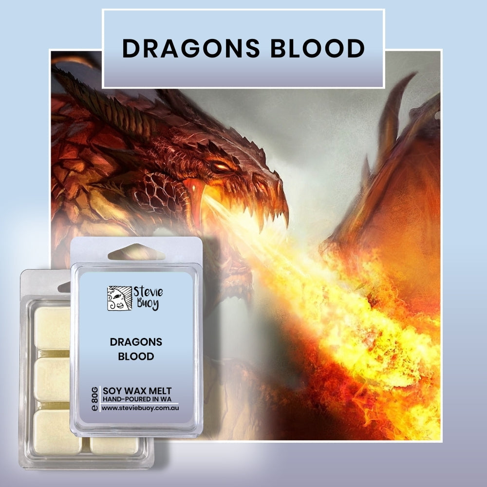 Clamshell Wax Melts - Dragons Blood by Stevie Buoy ?? Shop now!!