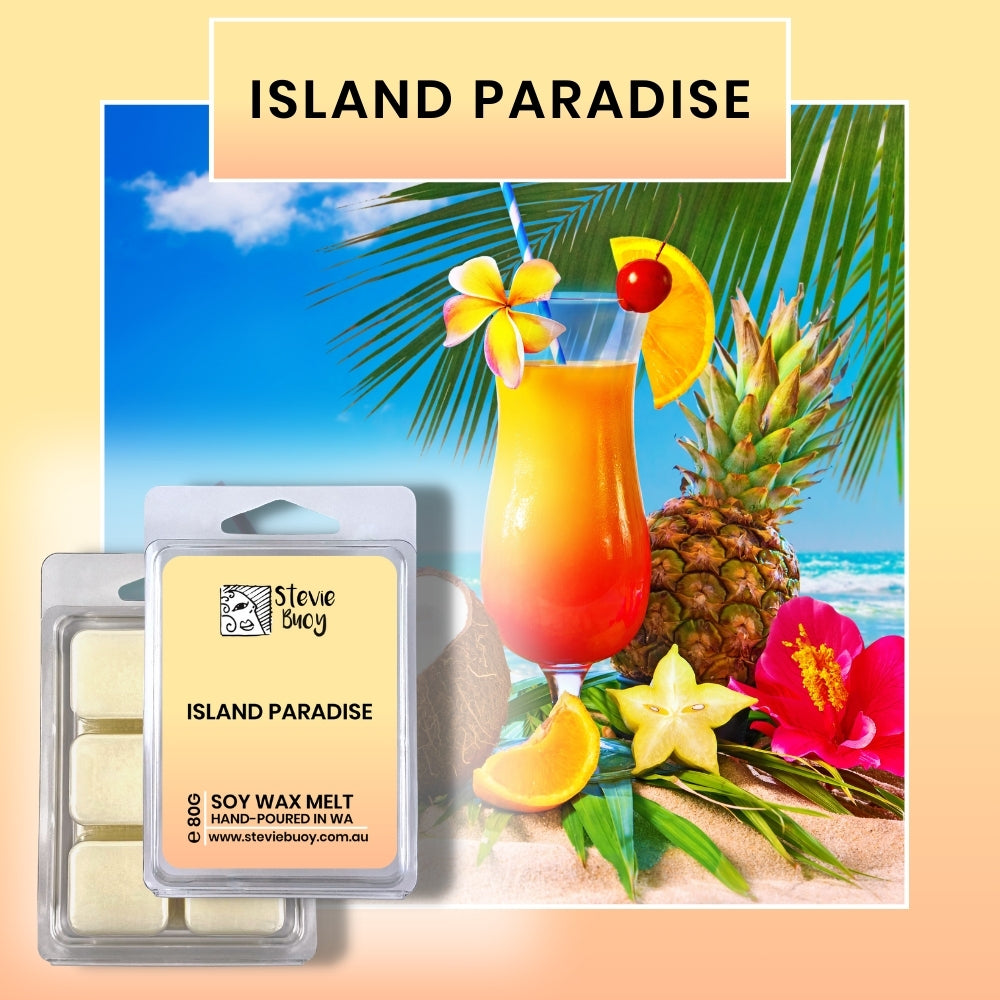 Clamshell Wax Melts - Island Paradise by Stevie Buoy ?? Shop now!!