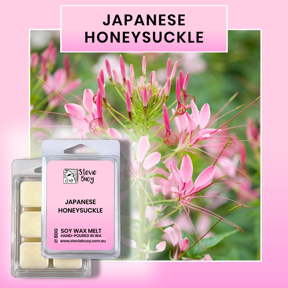 Clamshell Wax Melts - Japanese Honeysuckle by Stevie Buoy ?? Shop now!!