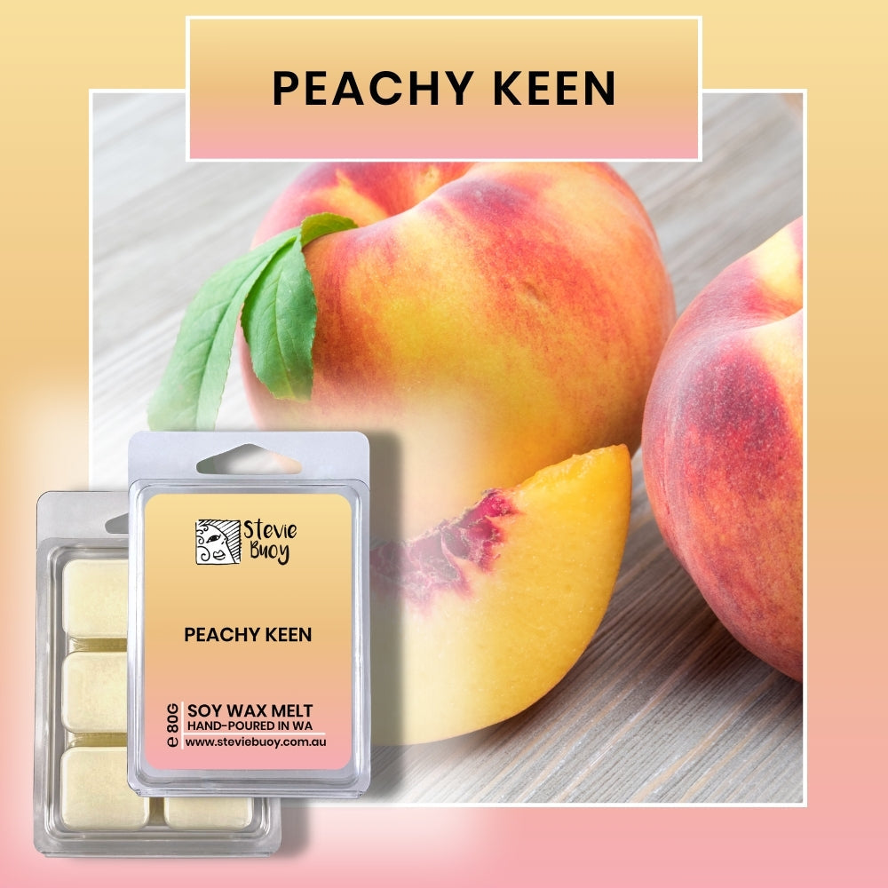 Clamshell Wax Melts - Peachy Keen by Stevie Buoy ?? Shop now!!