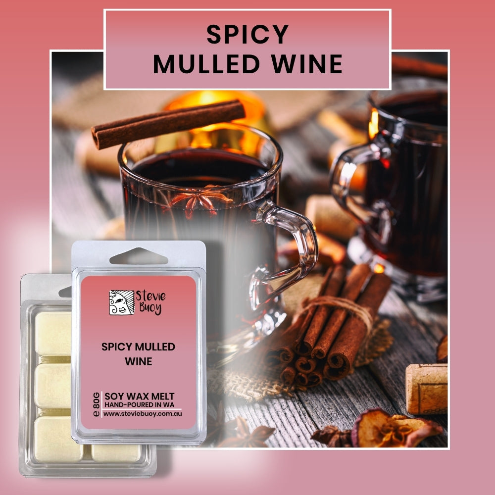 Clamshell Wax Melts - Spicy Mulled Wine by Stevie Buoy ?? Shop now!!