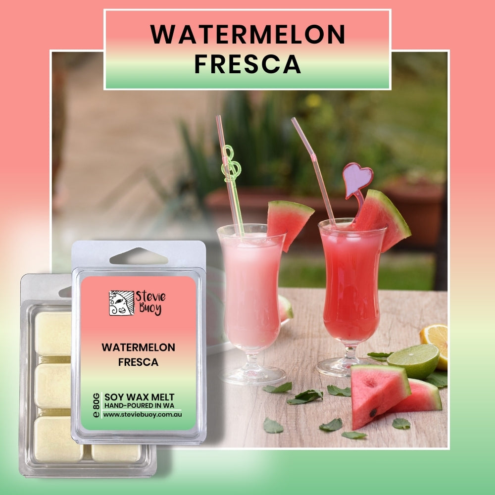 Clamshell Wax Melts - Watermelon Fresca by Stevie Buoy ?? Shop now!!