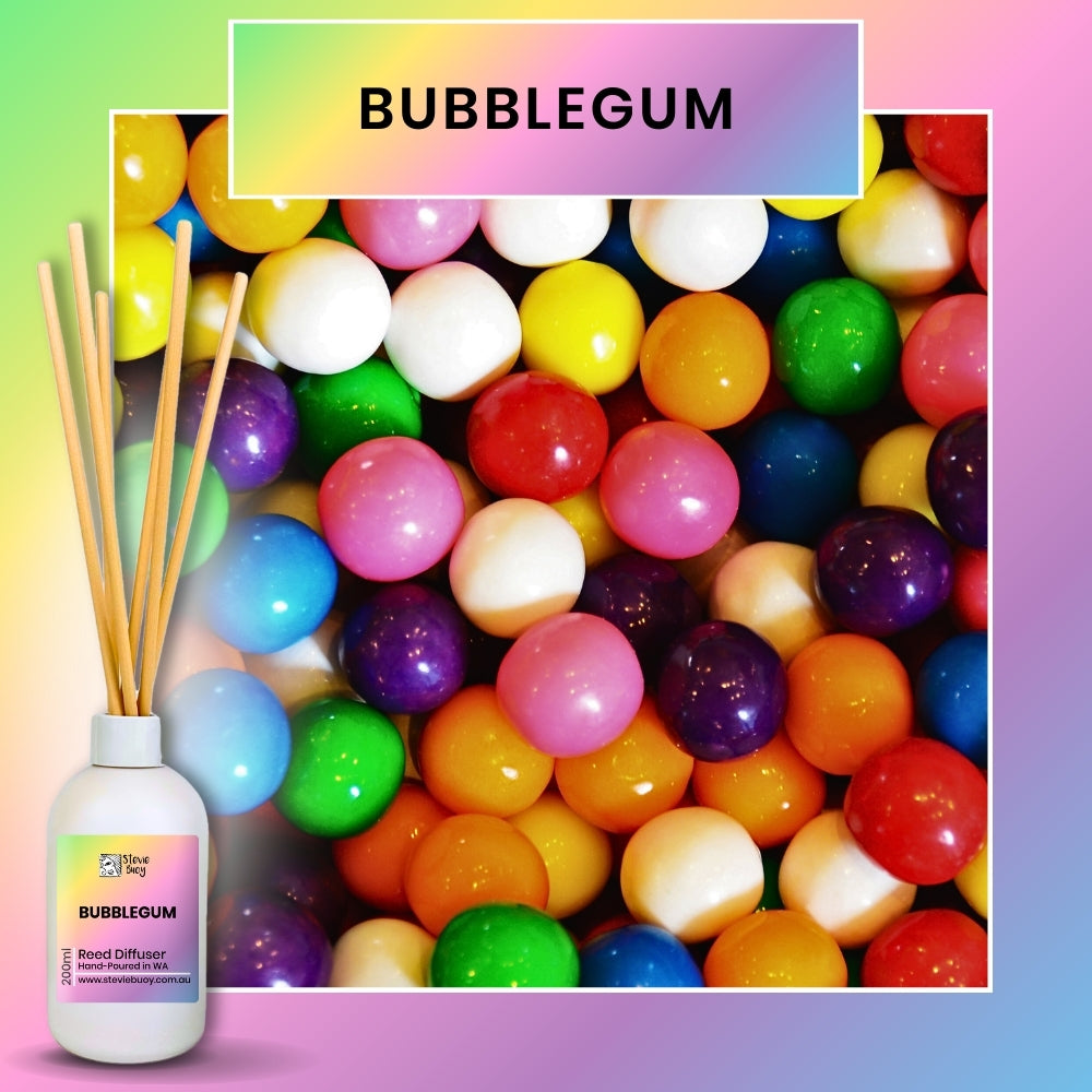 Classic Reed Diffuser - Bubblegum / 200ml by Stevie Buoy ?? Shop now!!