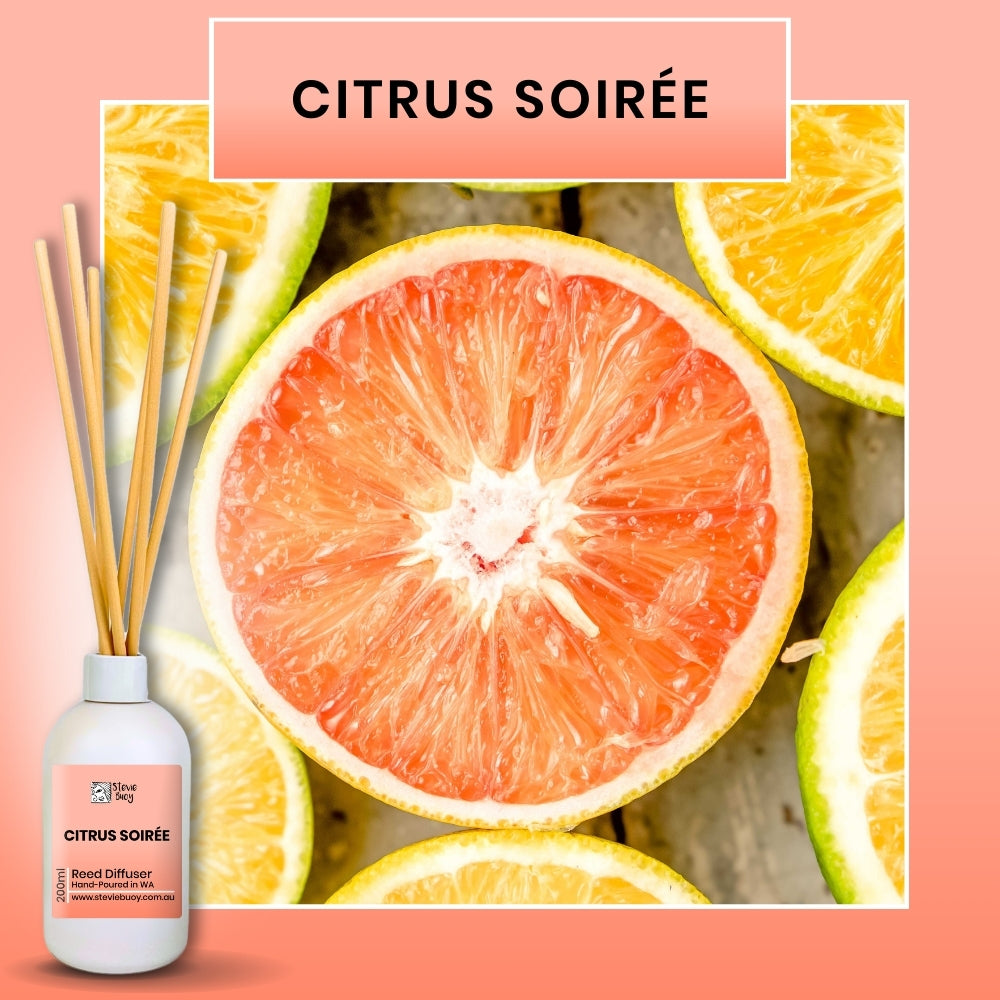 Classic Reed Diffuser - Citrus Soirée / 200ml by Stevie Buoy ?? Shop now!!