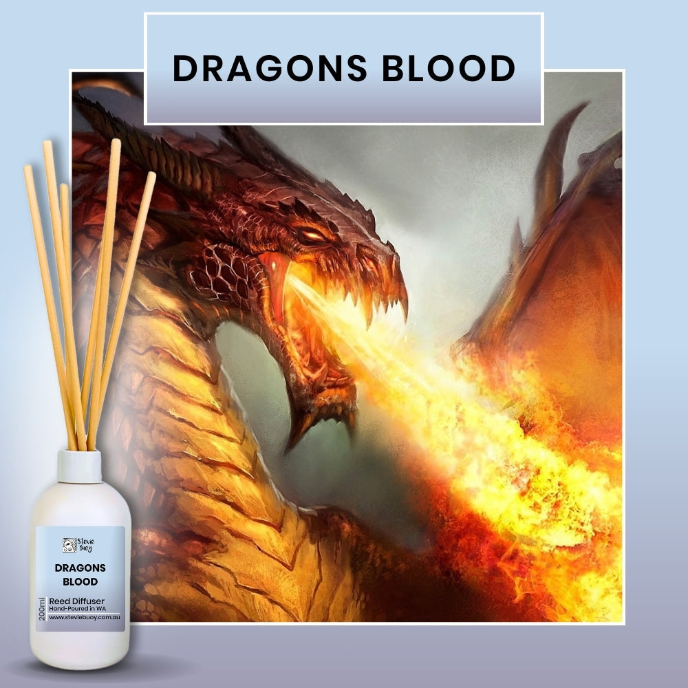 Classic Reed Diffuser - Dragons Blood / 200ml by Stevie Buoy ?? Shop now!!