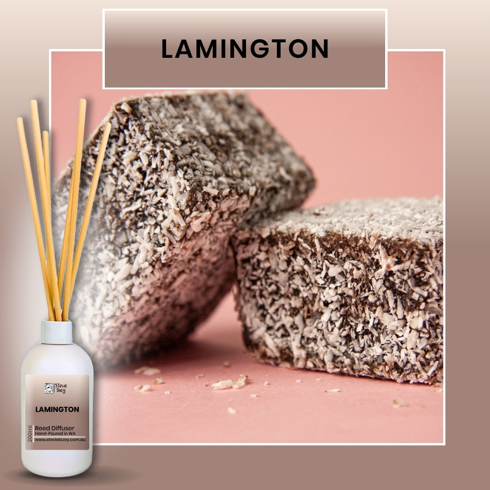 Classic Reed Diffuser - Lamington / 200ml by Stevie Buoy ?? Shop now!!