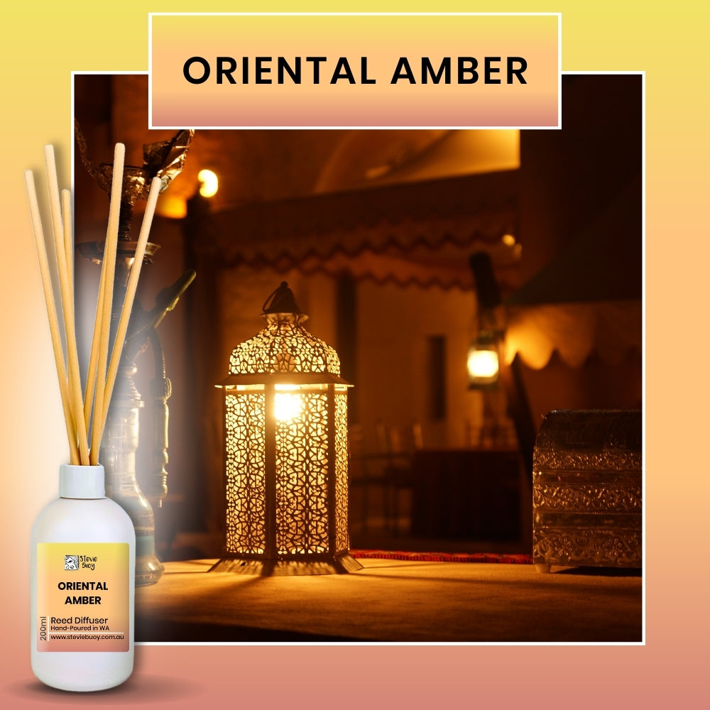 Classic Reed Diffuser - Oriental Amber / 200ml by Stevie Buoy ?? Shop now!!