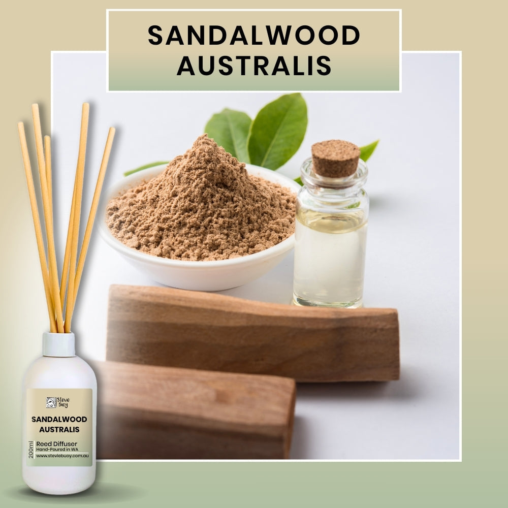 Classic Reed Diffuser - Sandalwood Australis / 200ml by Stevie Buoy ?? Shop now!!