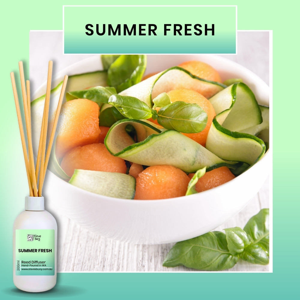 Classic Reed Diffuser - Summer Fresh / 200ml by Stevie Buoy ?? Shop now!!