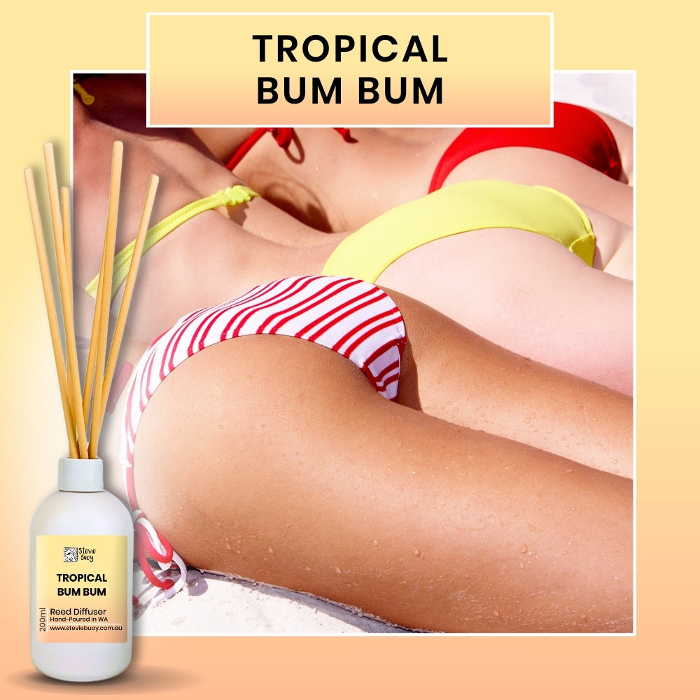 Classic Reed Diffuser - Tropical Bum Bum / 200ml by Stevie Buoy ?? Shop now!!