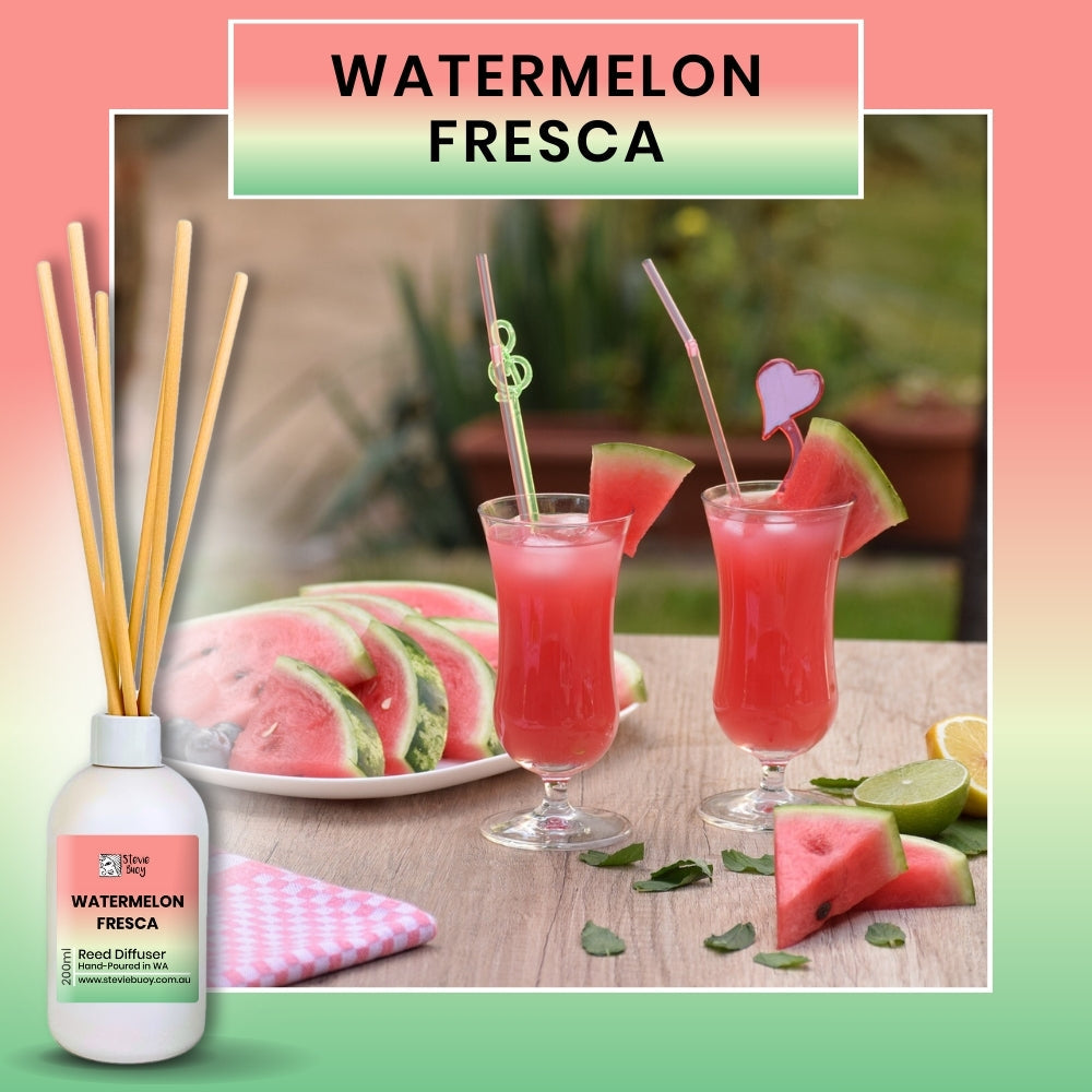 Classic Reed Diffuser - Watermelon Fresca / 200ml by Stevie Buoy ?? Shop now!!